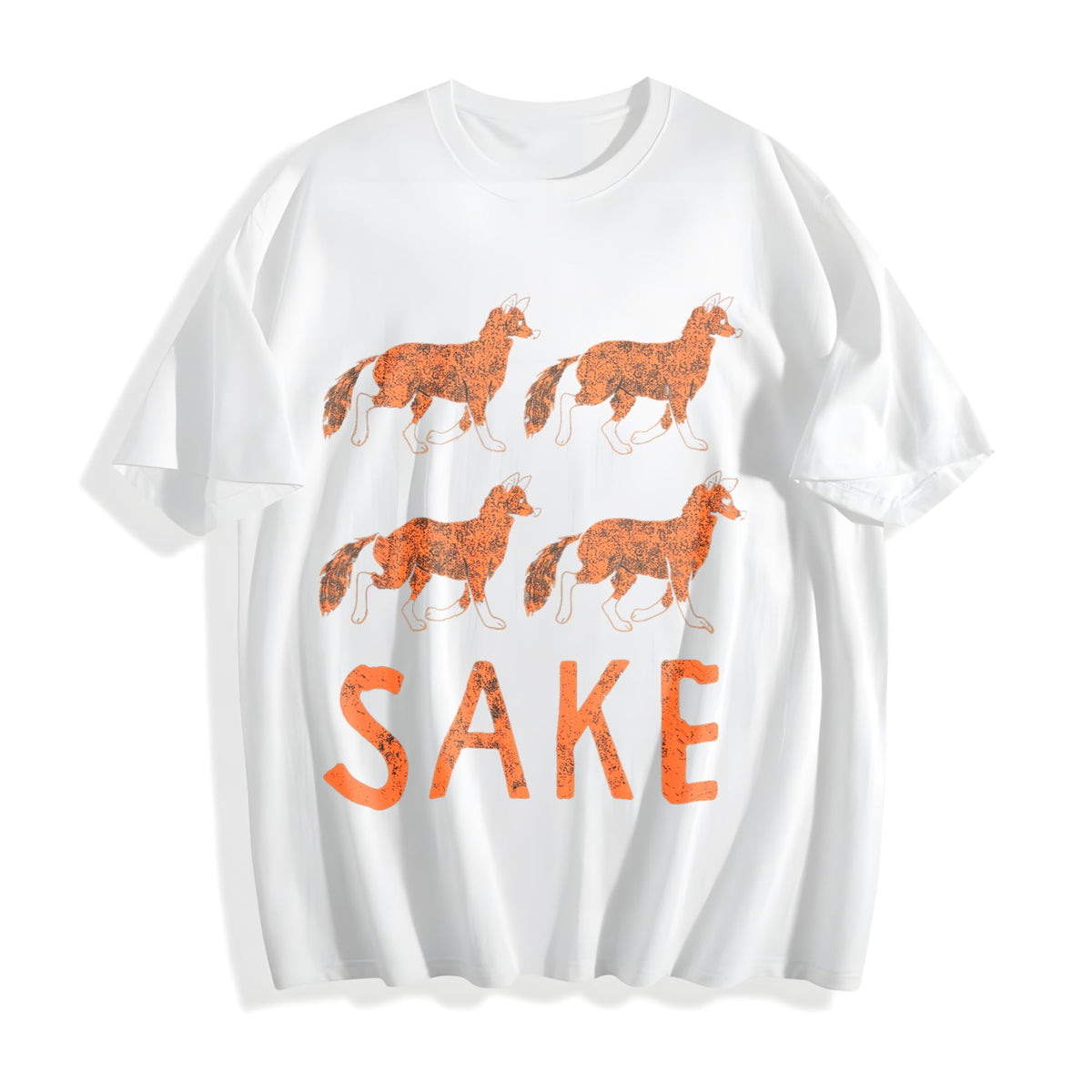 Four Fox Sake Funny Sarcastic Play On Words Text Novelty product image 2
