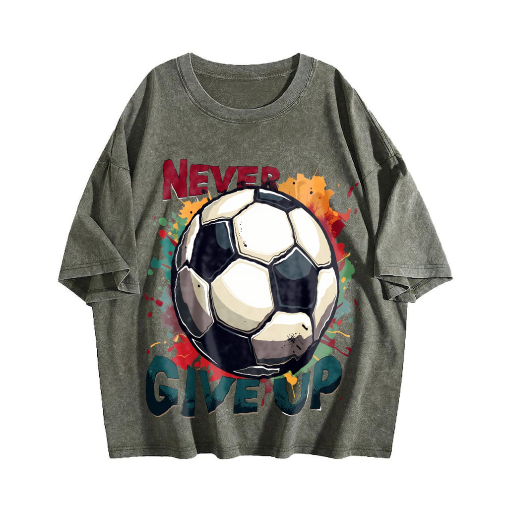 Global Soccer Fan Vintage Washed T-Shirt product image 4