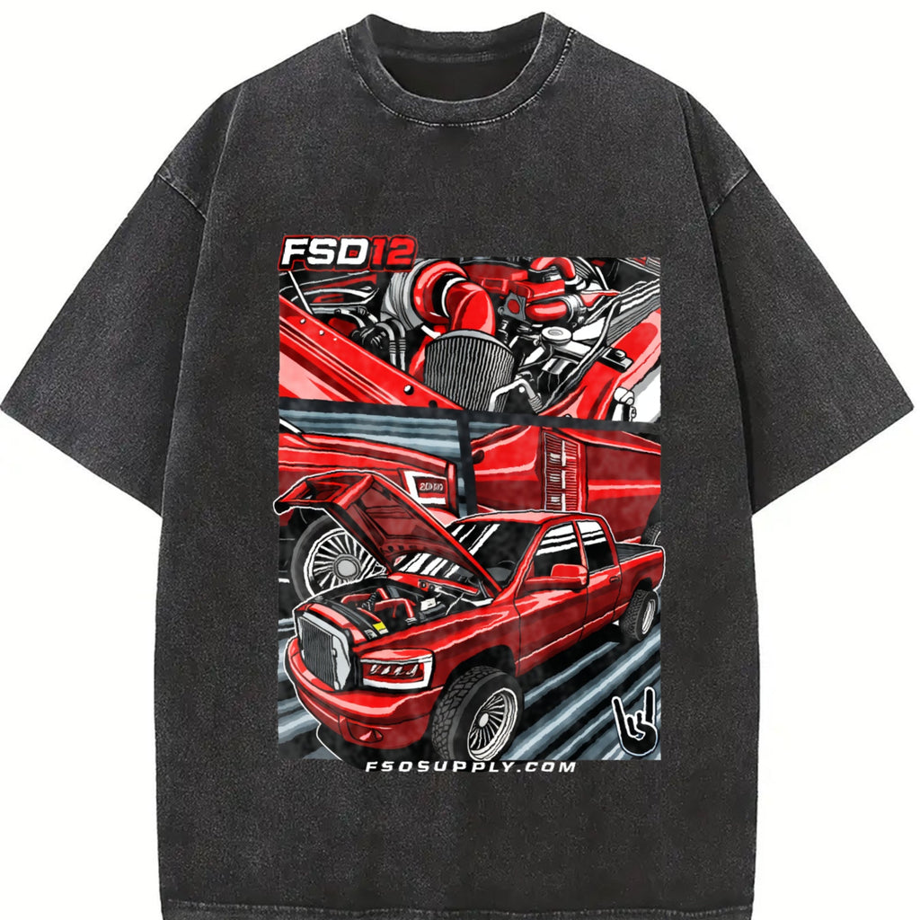 Red Truck Build Blend For Diesel Builders Vintage Washed product image 2