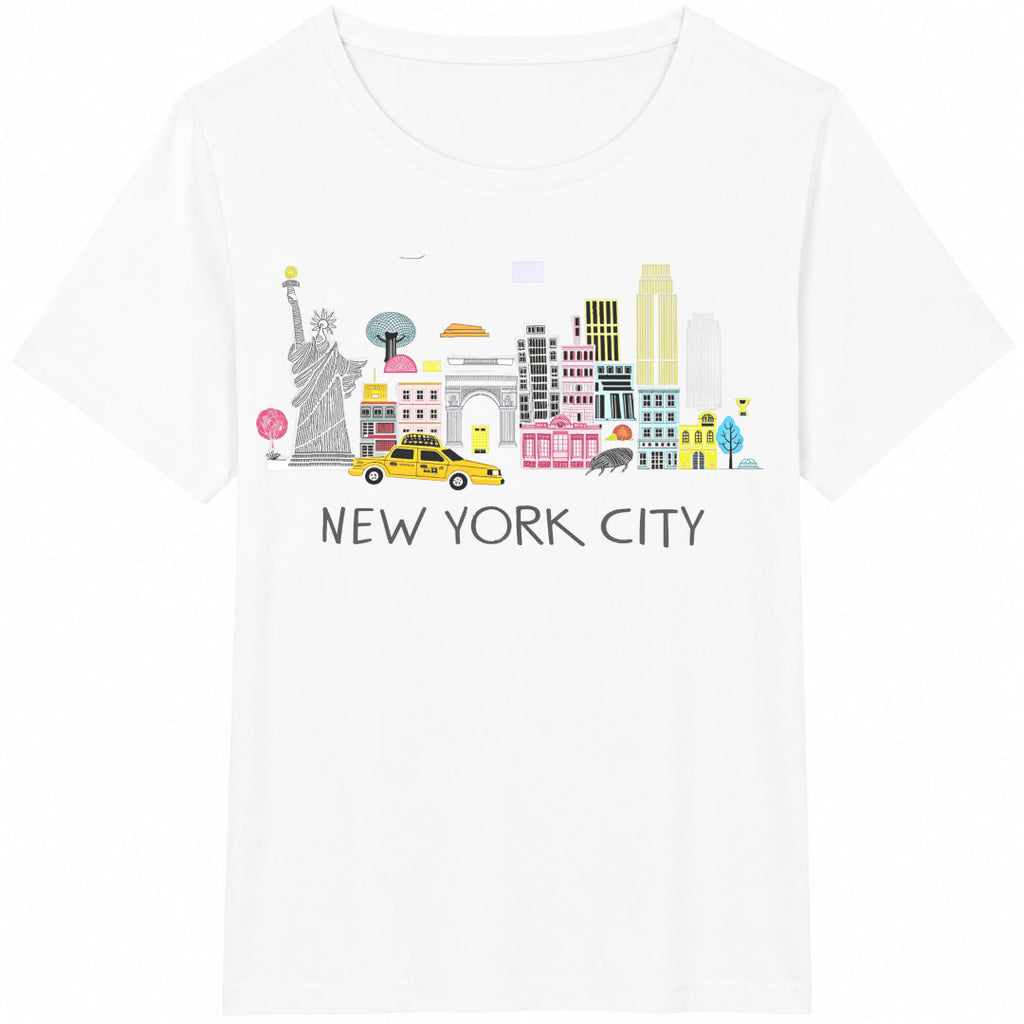 Spring For Funny New York City Cotton T-Shirt product image 2