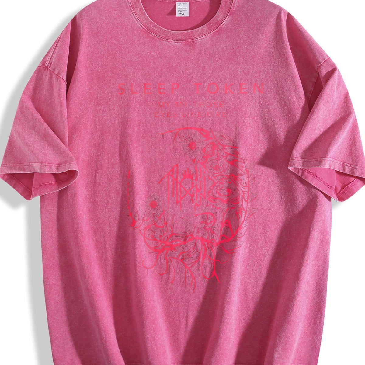 Black Sleep Token Band Vintage Washed T-Shirt product image 7