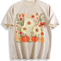 Boho Fall Floral Vintage Washed T-Shirt product image 1