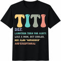 Auntie Defines 'cool Aunt As Cotton T-Shirt product image 1