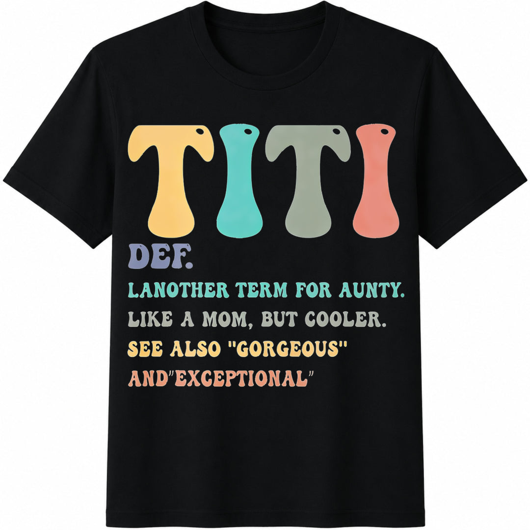 Auntie Defines 'cool Aunt As Cotton T-Shirt product image 1