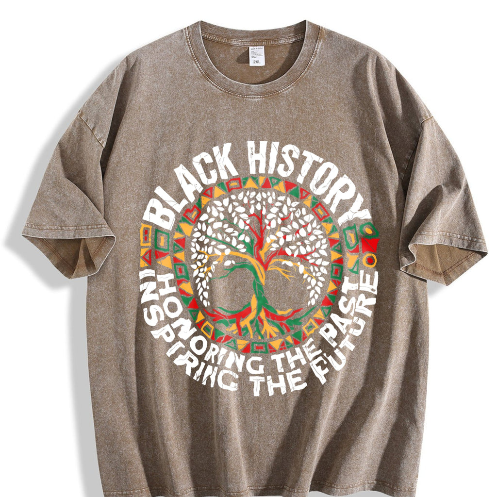 Tree-shaped Life Fun Vintage Washed T-Shirt product image 3