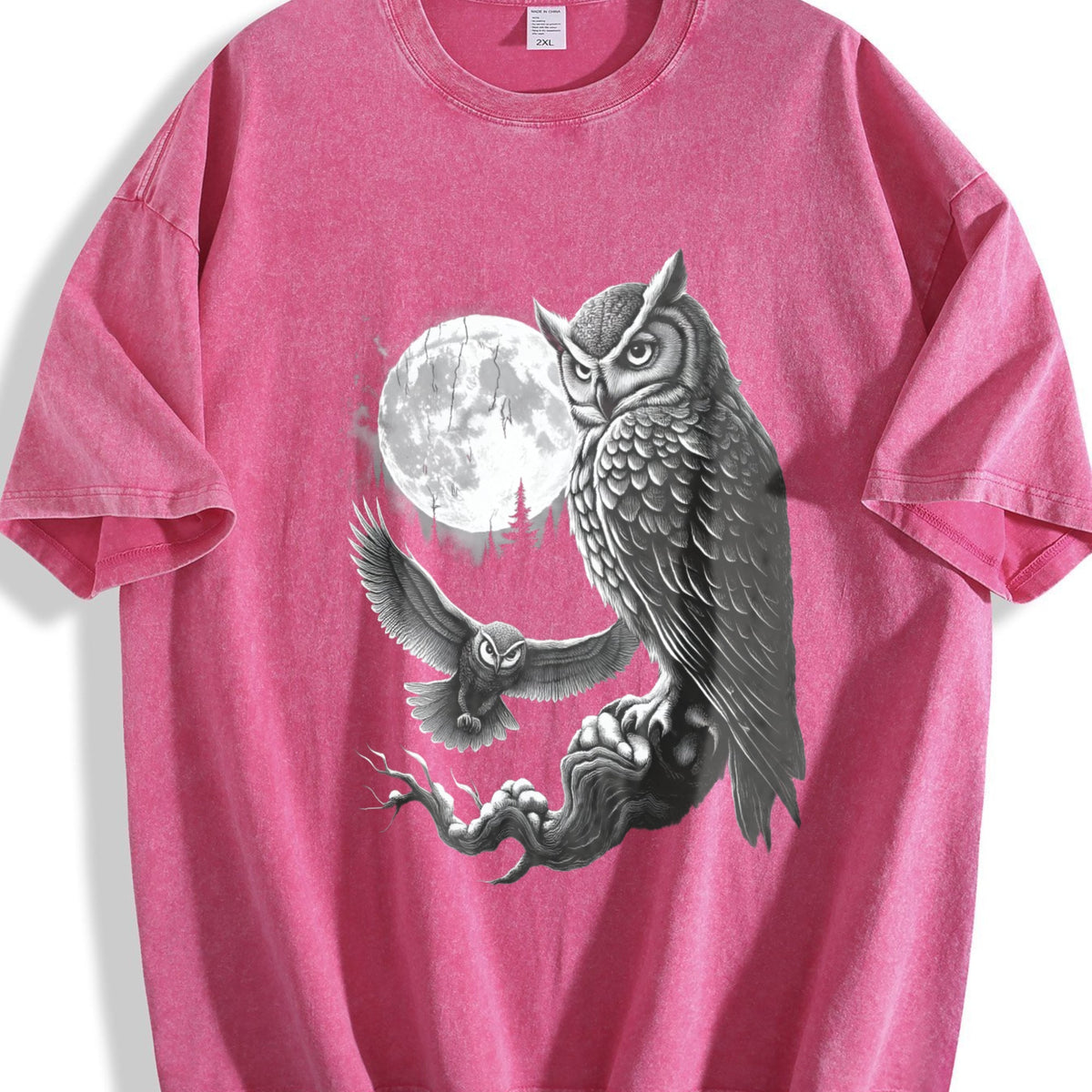 Owl 90s Vintage Washed T-Shirt product image 7