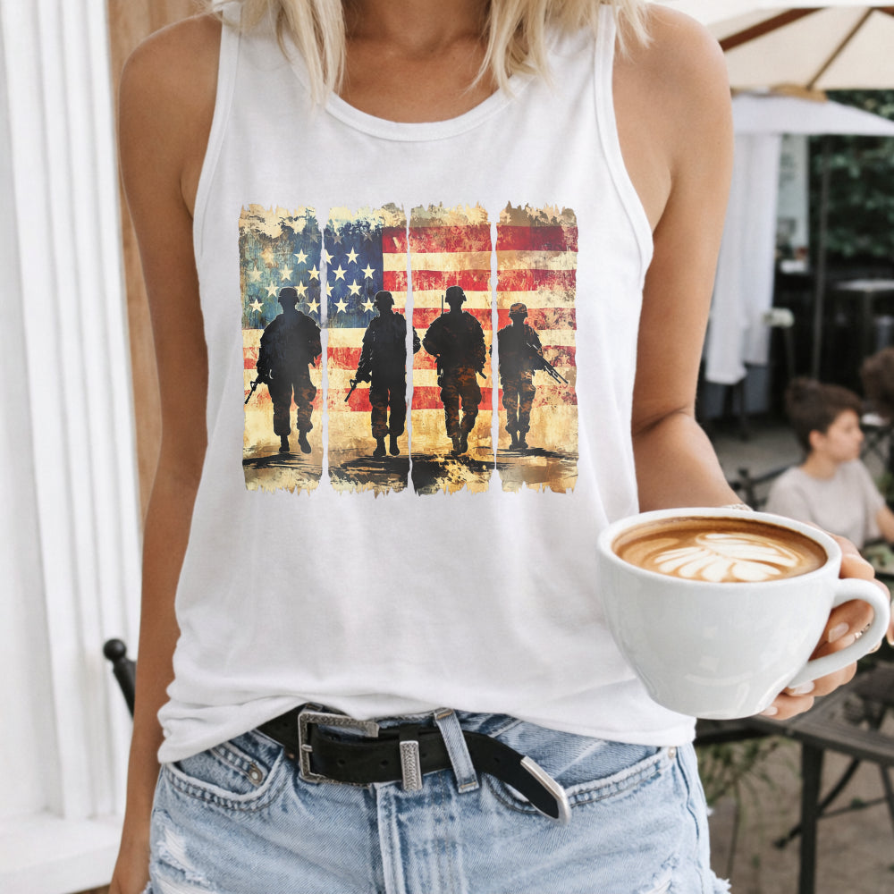 Land Of The Free Women's Tank Top