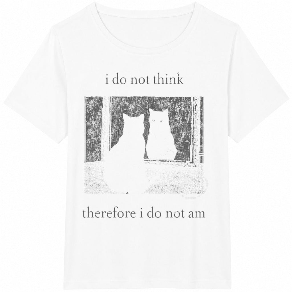 I Do Not Think Therefore I Do Am Cotton T-Shirt product image 2