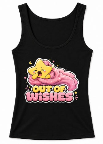 Out Of Wishes - Cute Yawning Shooting Star Tired Graphic product image 3