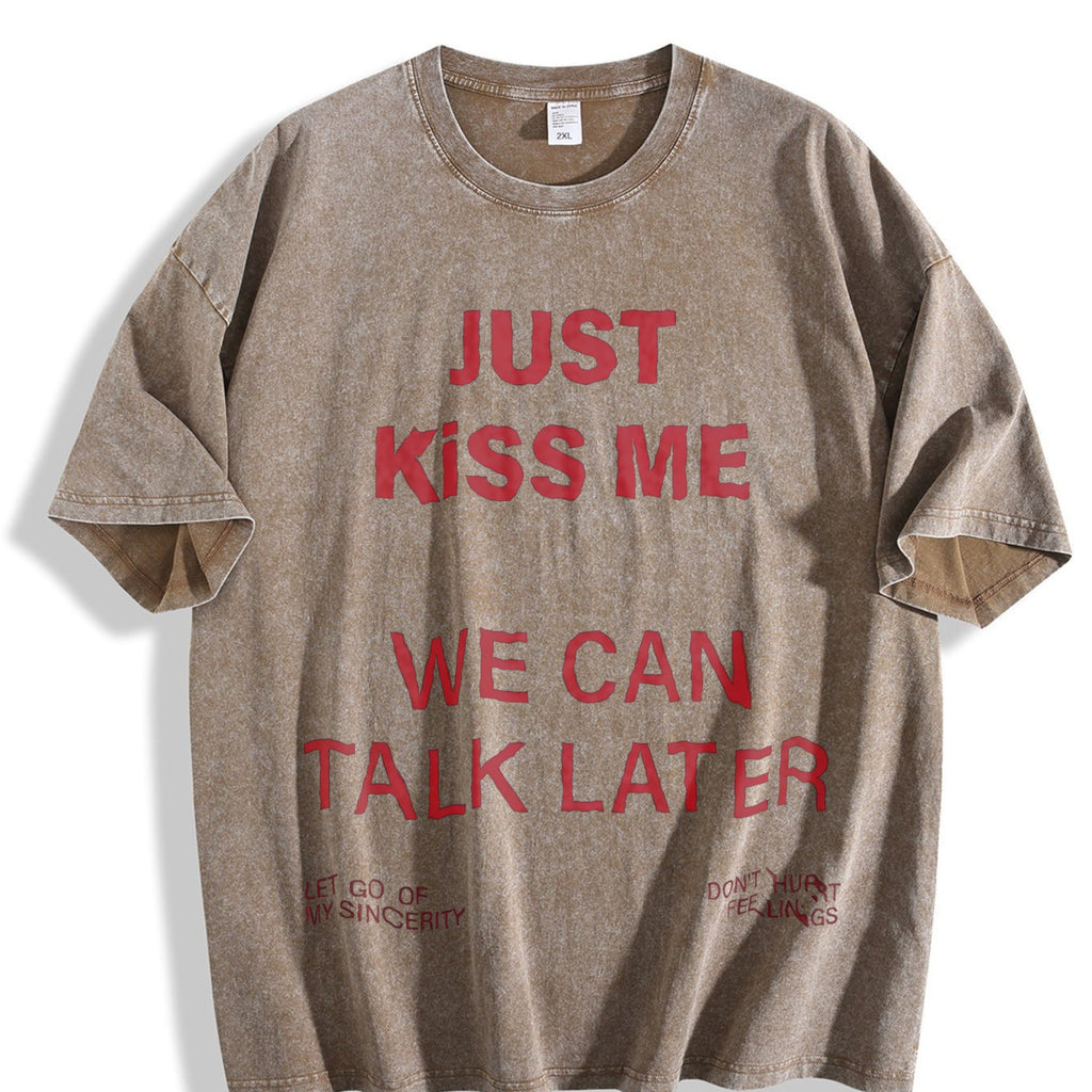 Just Text Vintage Washed T-Shirt product image 3
