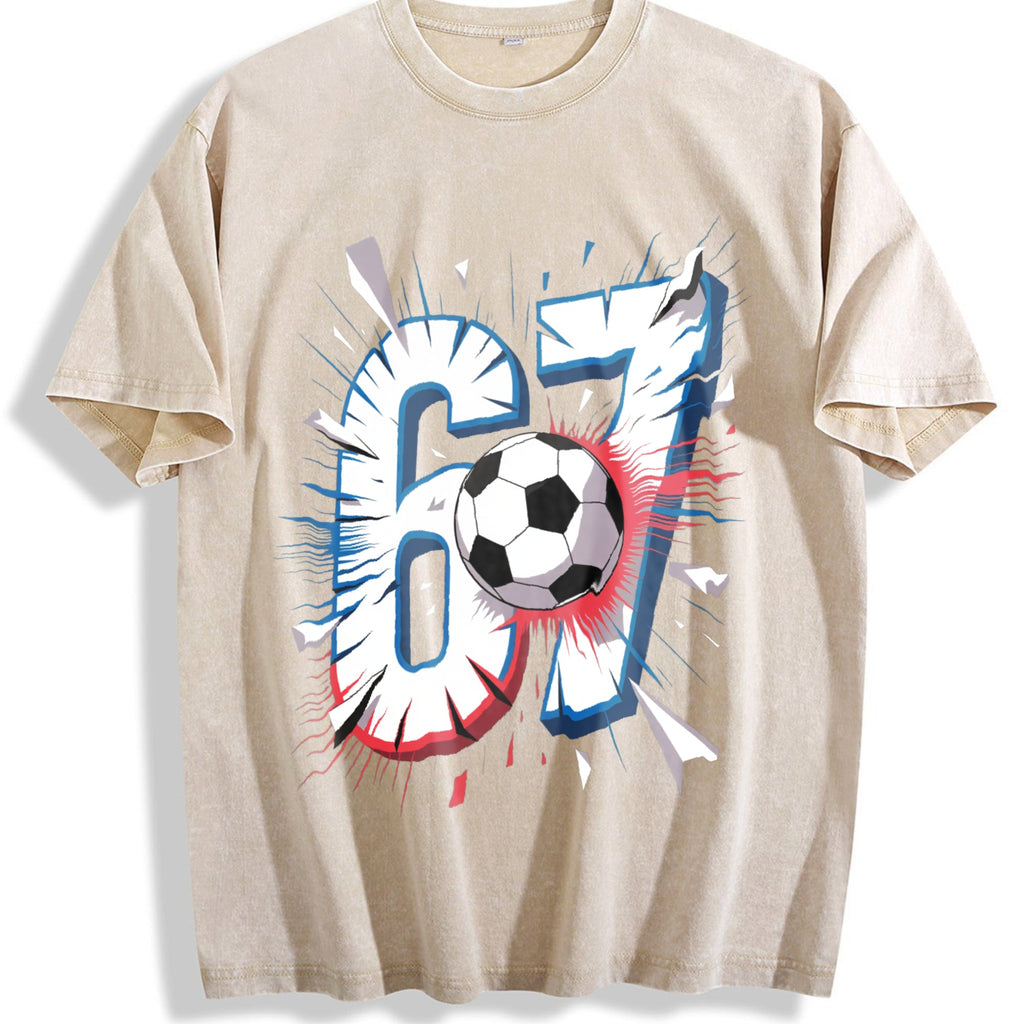 Global Soccer Fan Vintage Washed T-Shirt product image 1