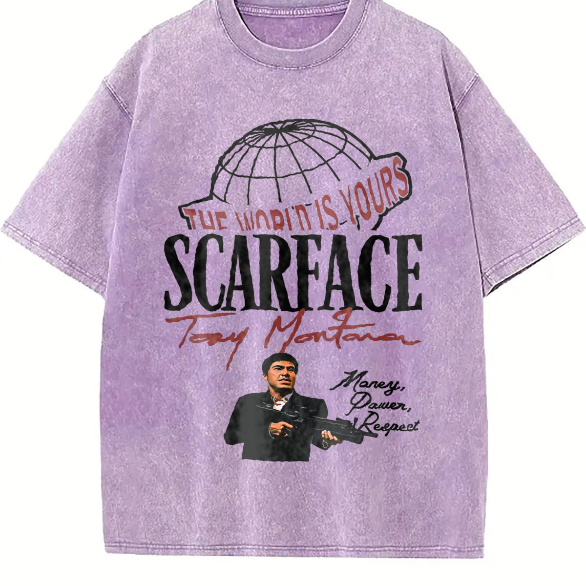 World Is Yours Globe Vintage Washed T-Shirt product image 6