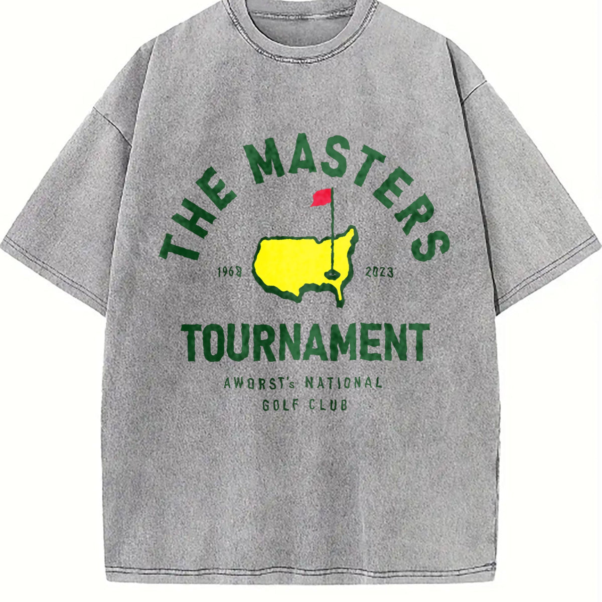 Masters Golf For Y2K & Sports Summer Vintage Washed T-Shirt product image 5