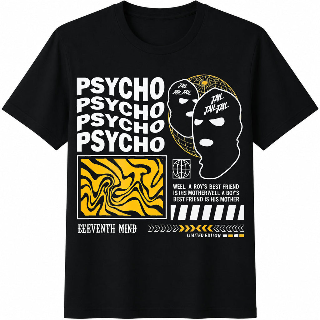 Psycho Cotton T-Shirt product image 1