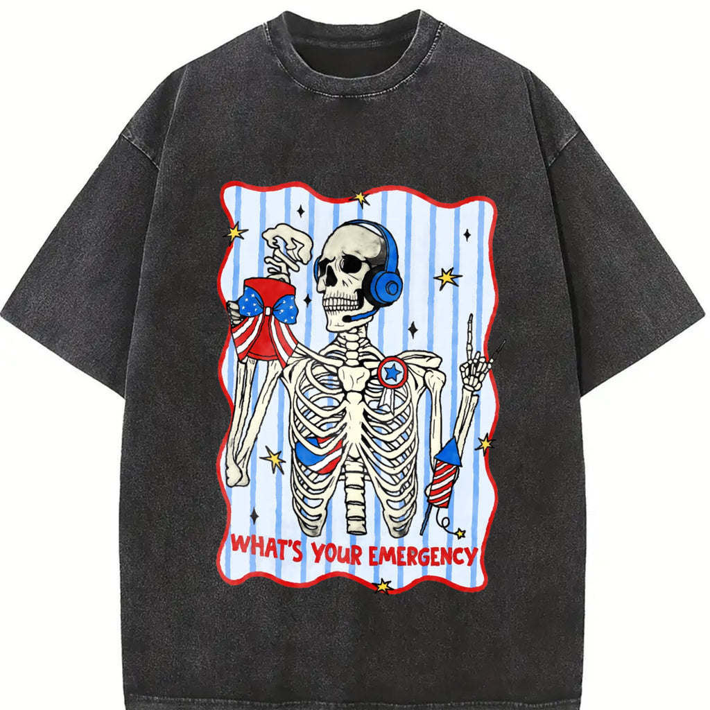 Dispatcher 4th Of July Vintage Washed T-Shirt product image 2