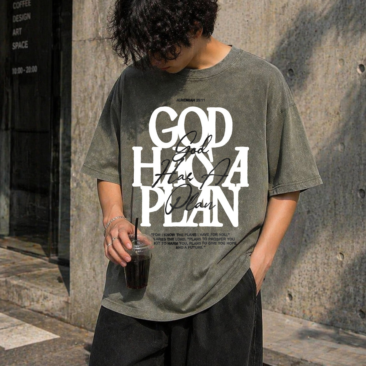 Christian - God Has A Plan Jeremiah 29:11 Vintage Washed product image 11