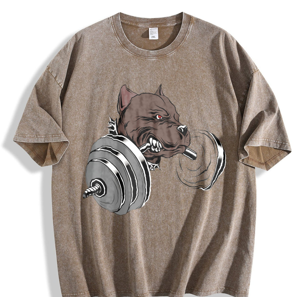 Gym Motivation Vintage Washed T-Shirt product image 3