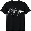 Cat And Skull Hand Cotton T-Shirt product image 1