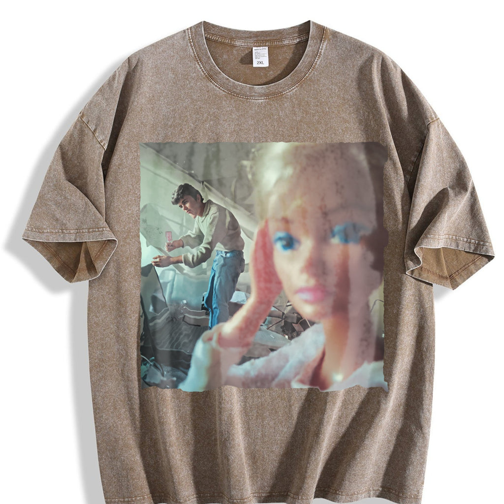 Doll at the Laundromat Vintage Washed T-Shirt product image 3