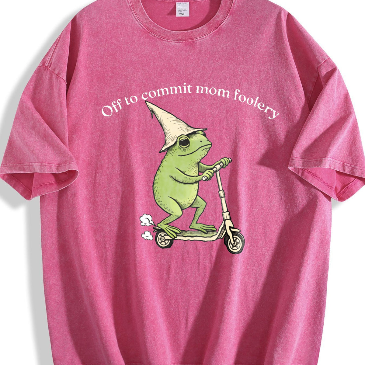 Mama Frog Off To Commit Mom Foolery Funny Scooter Vintage product image 7