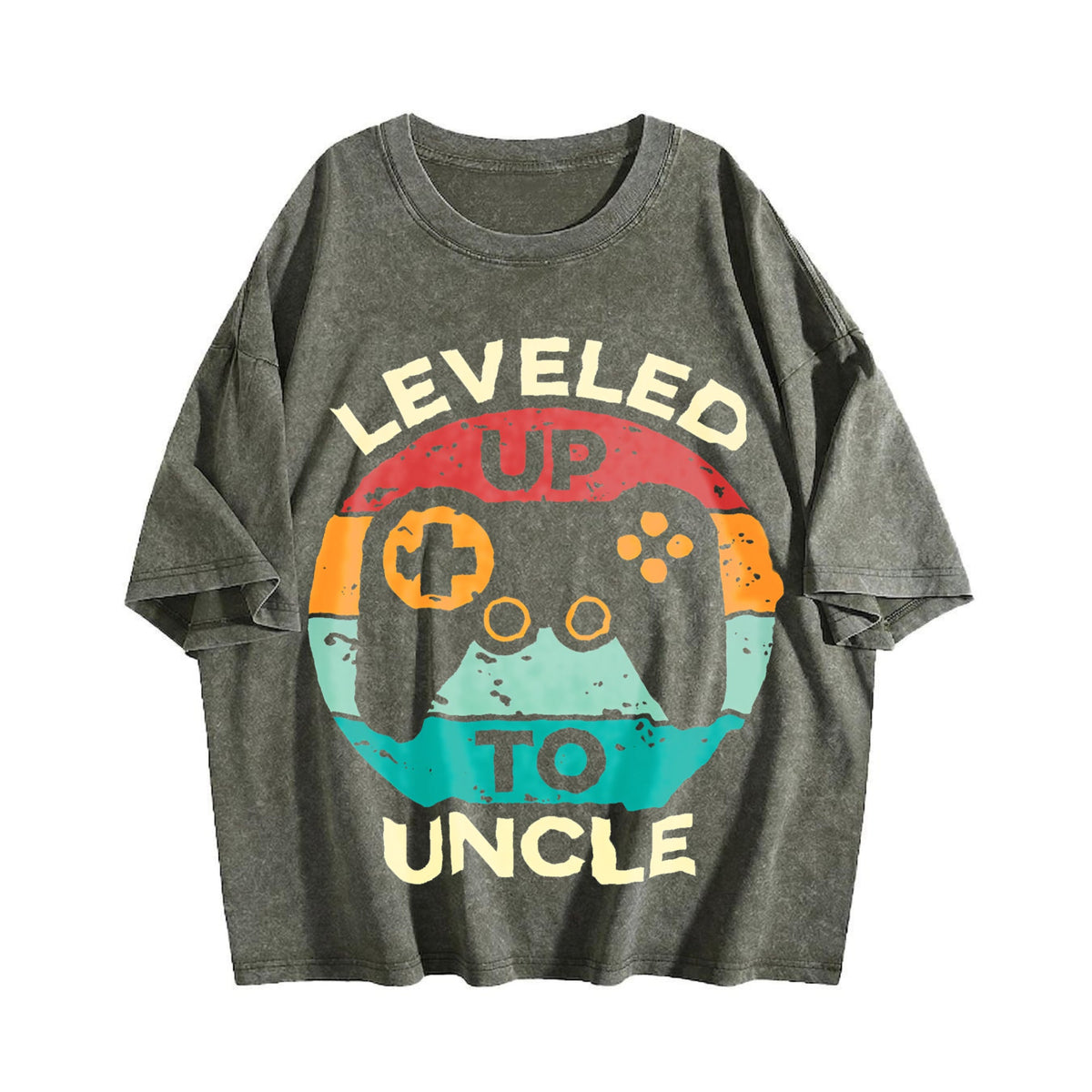 Leveled Up To Uncle Vintage Washed T-Shirt product image 4