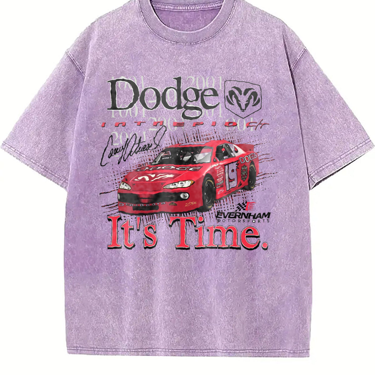 2001 Casey Atwood Dodge Medium White Vintage Washed T-Shirt product image 6