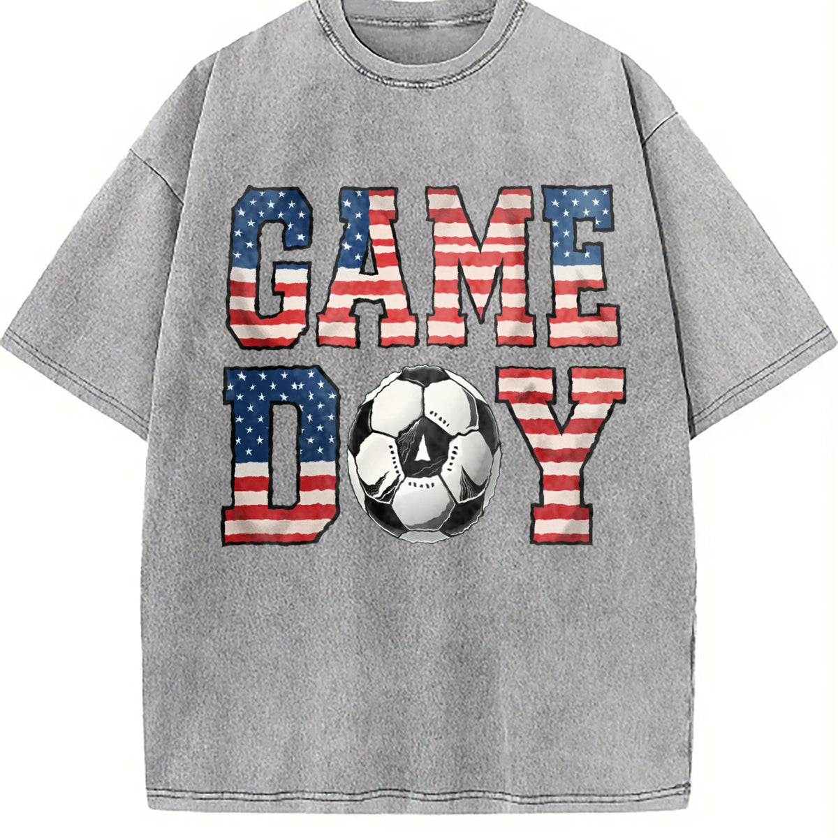 Global Soccer Fan Vintage Washed T-Shirt product image 5