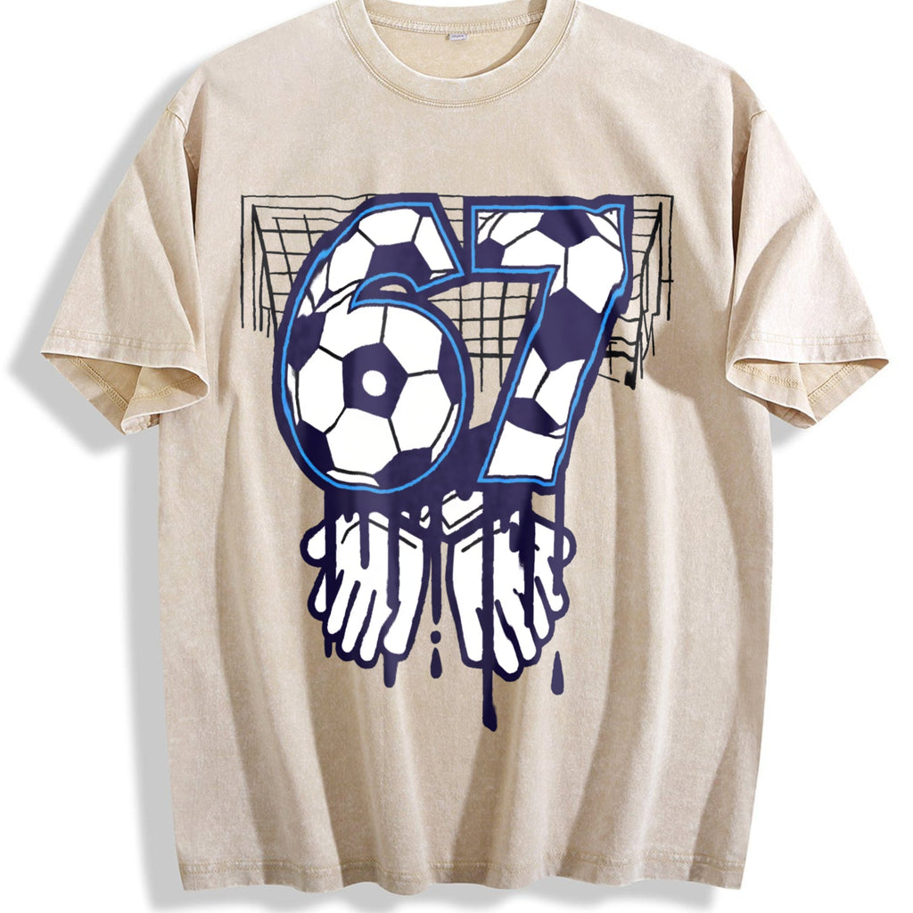 Global Soccer Fan Vintage Washed T-Shirt product image 1