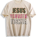 Jesus Yahweh Yeshua Religious Text Vintage Washed T-Shirt product image 1