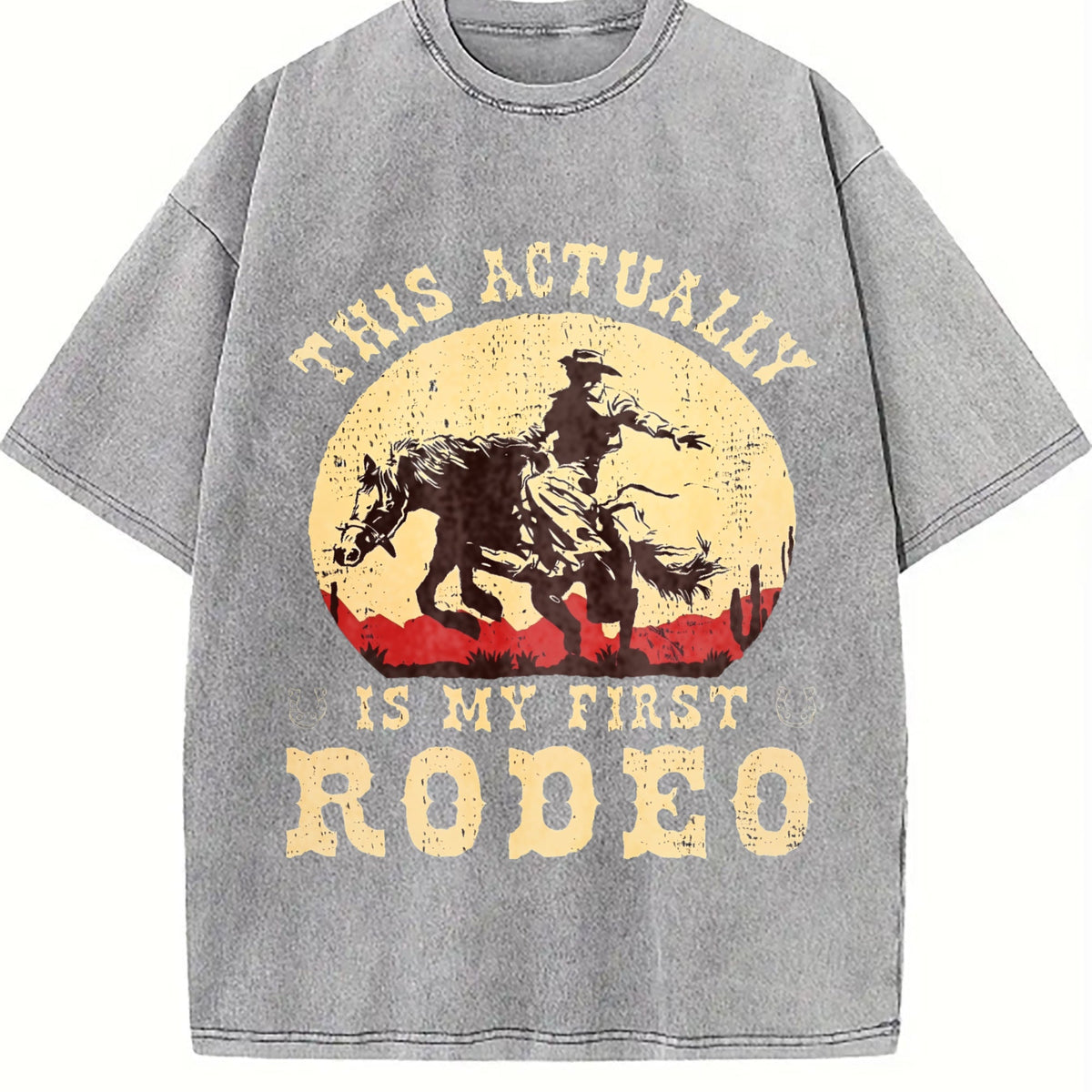 Western This Actually Is My First Rodeo Cowboy Vintage product image 5