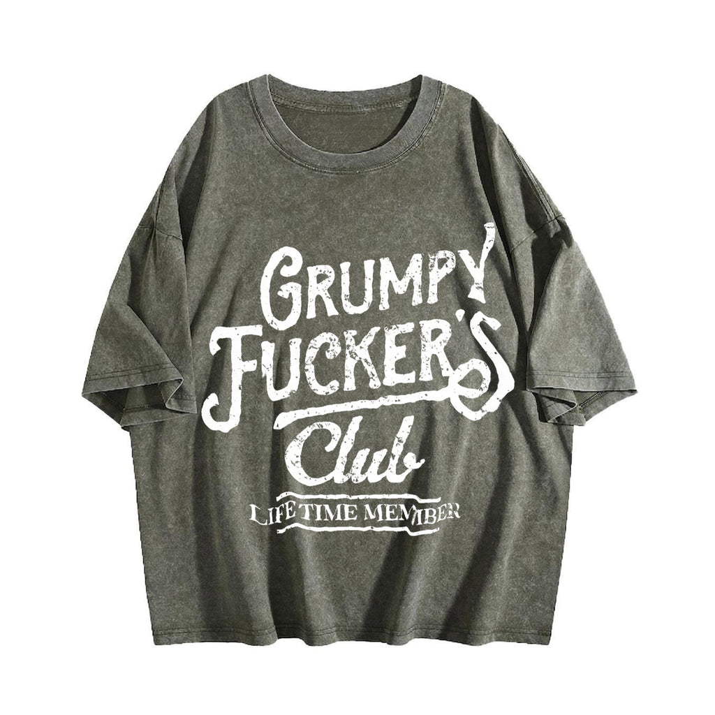 Funny Grumpy F Ckers Club Sarcastic Novelty For Vintage product image 4