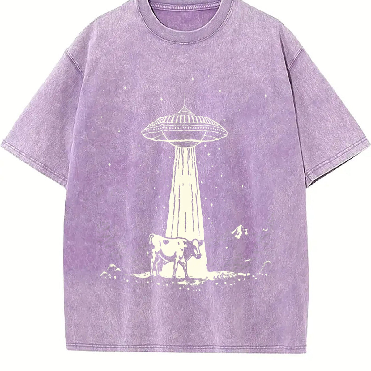 Cow And Western UFO 90s Vintage Washed T-Shirt product image 6