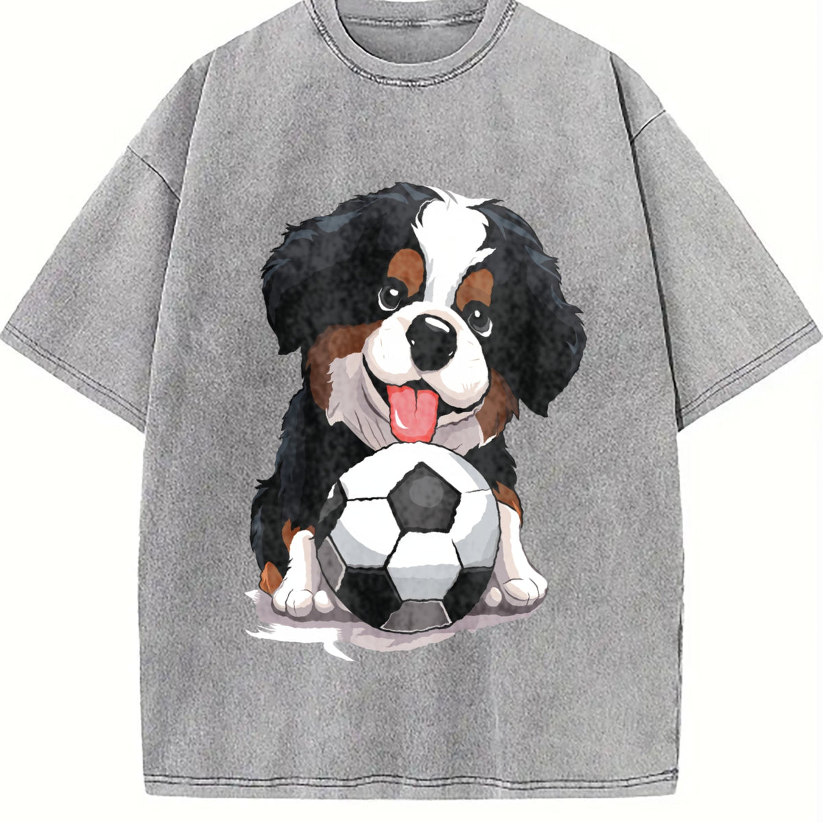 Global Soccer Fan Vintage Washed T-Shirt product image 5
