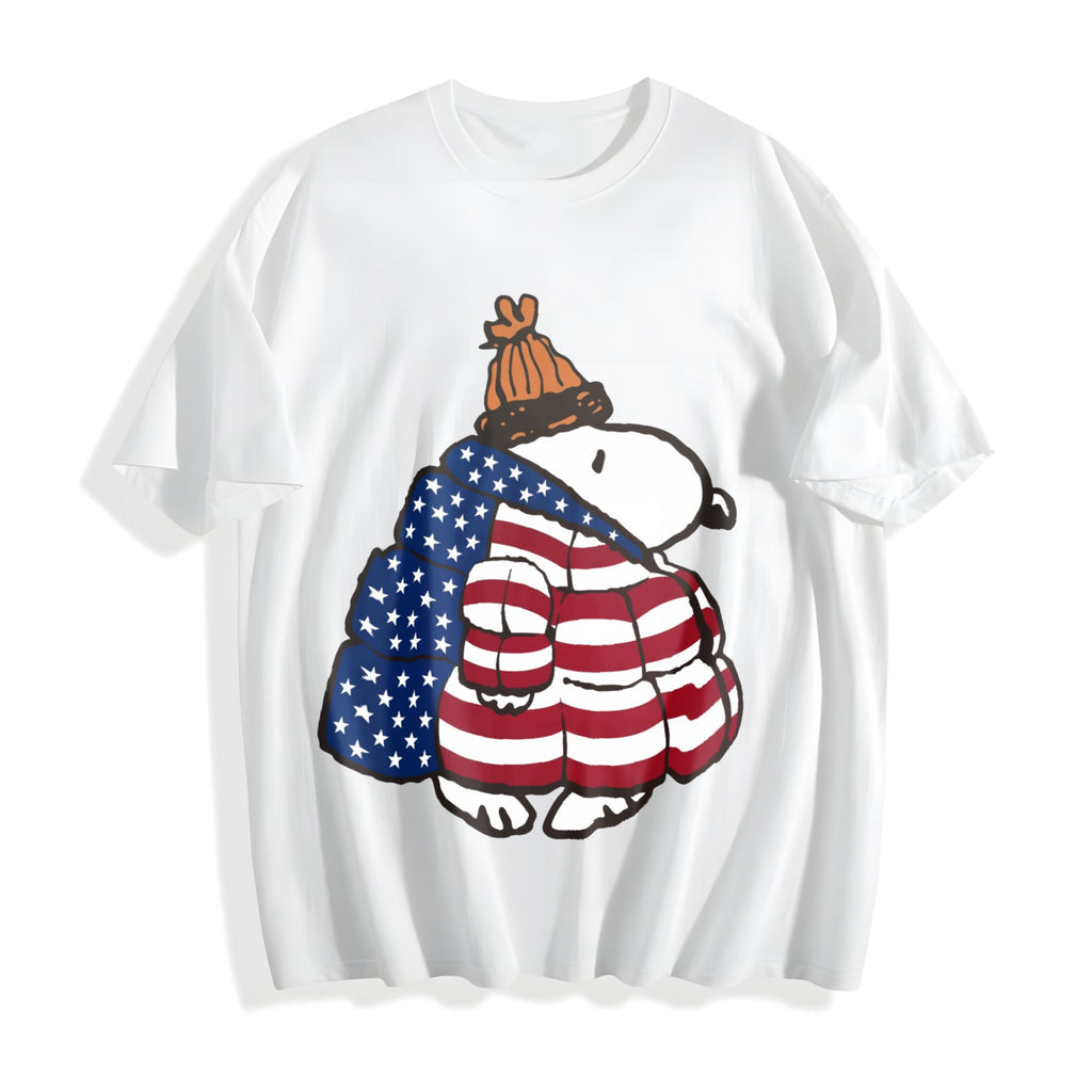 Snoopy America 250th Anniversary Cotton T-Shirt product image 2