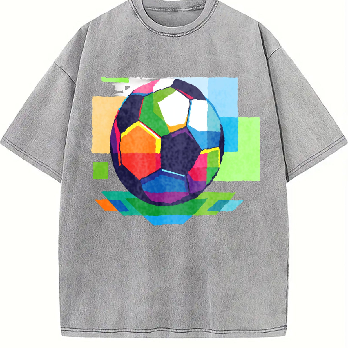 Global Soccer Fan Vintage Washed T-Shirt product image 5