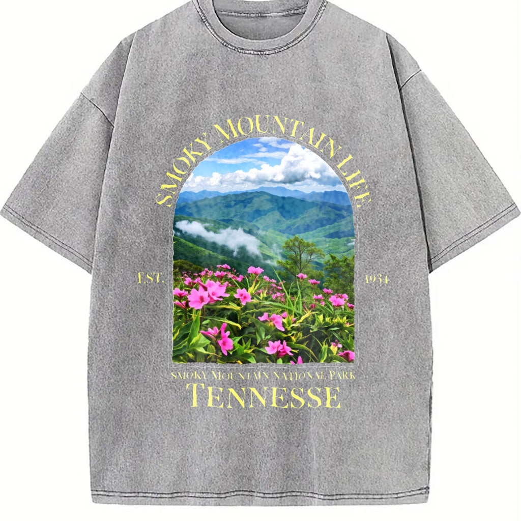 Smoky Mountain Life Vintage Washed T-Shirt product image 5