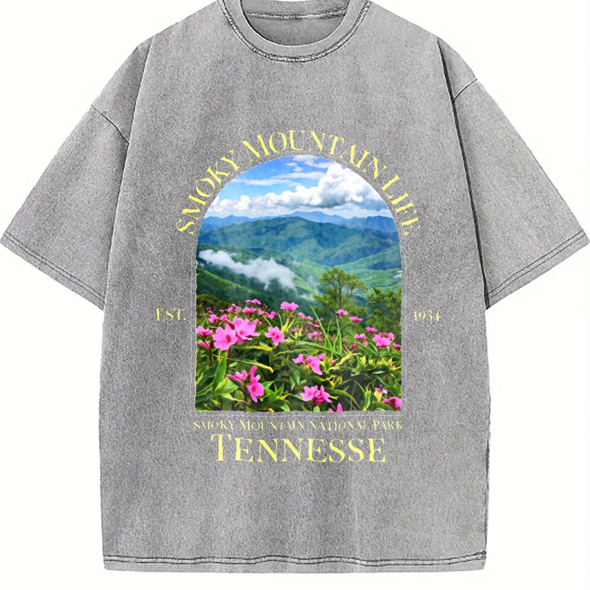 Smoky Mountain Life Vintage Washed T-Shirt product image 5