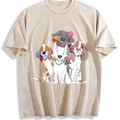 Floral Dog Vintage Washed T-Shirt product image 1