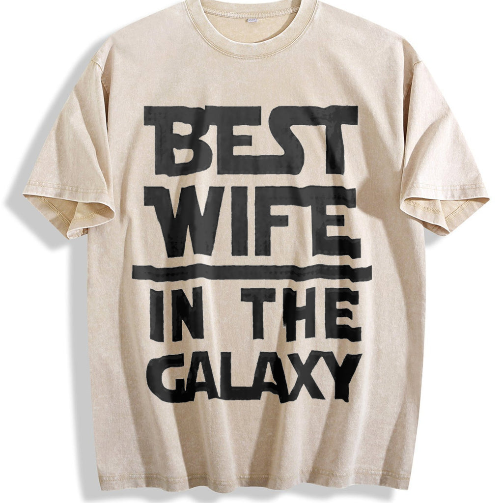 Funny Daughter Wife Slogan Vintage Washed T-Shirt product image 1