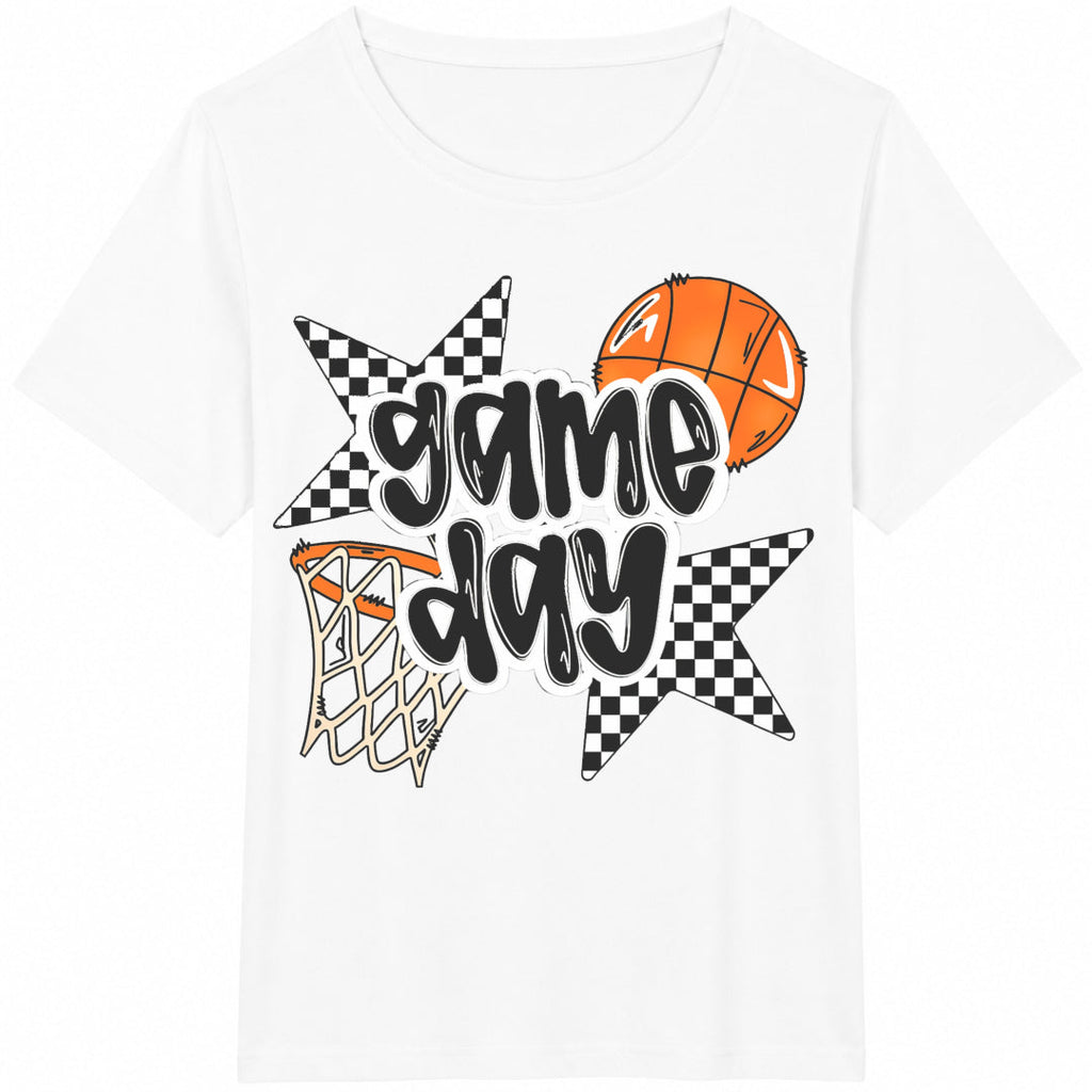 Game Day Basketball : Sports Lover Cotton T-Shirt product image 2