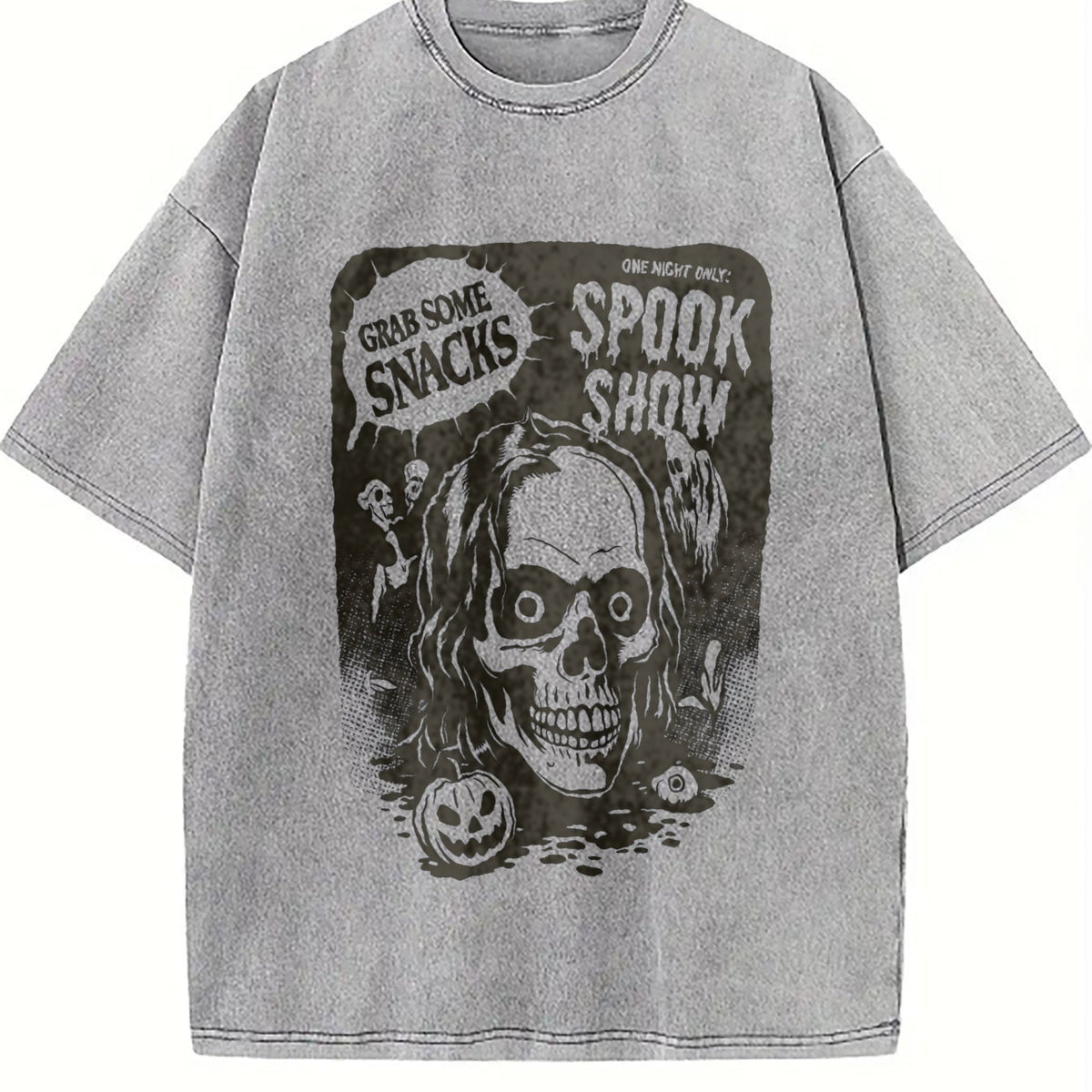 Spooky Show Halloween Vintage Washed T-Shirt product image 5