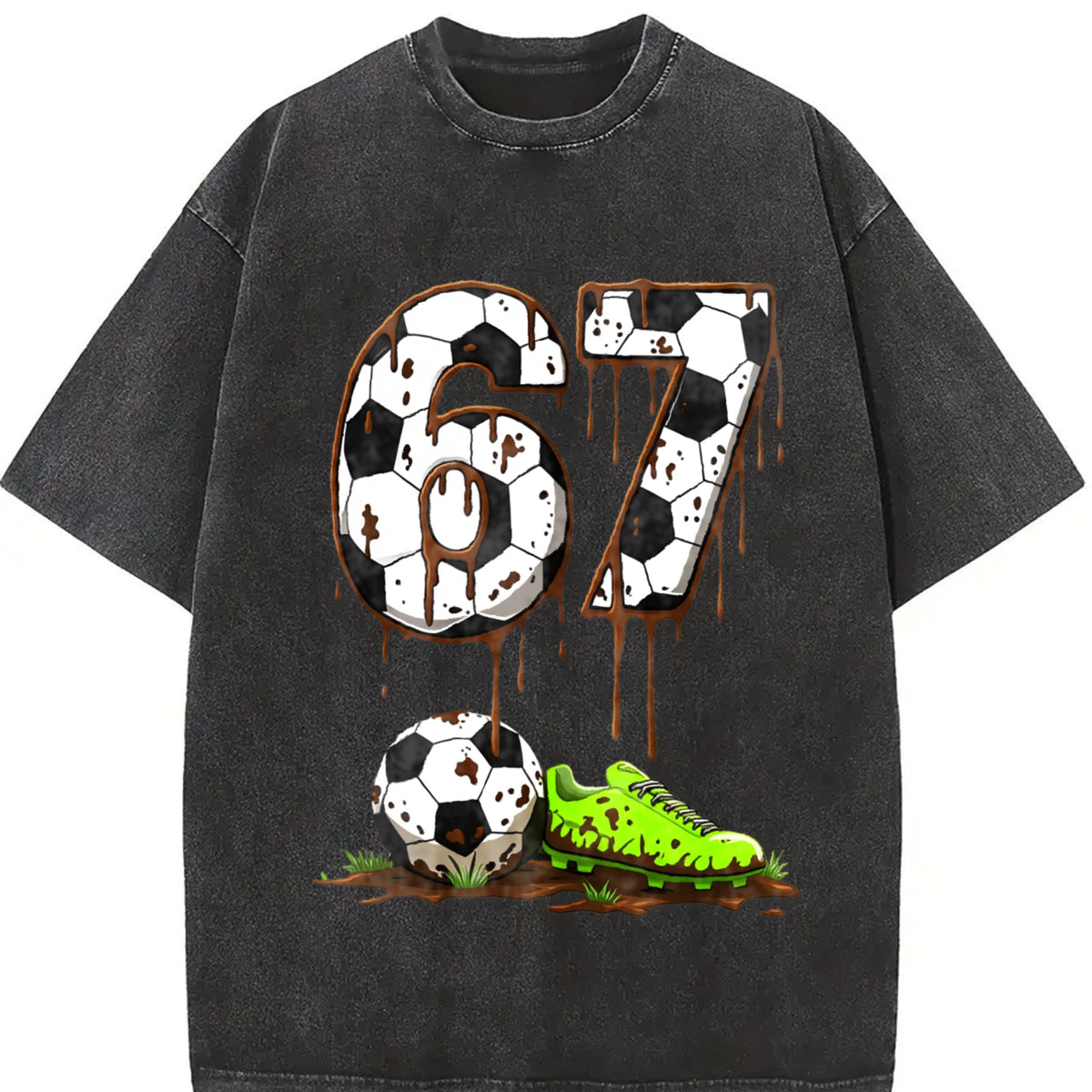 Global Soccer Fan Vintage Washed T-Shirt product image 2