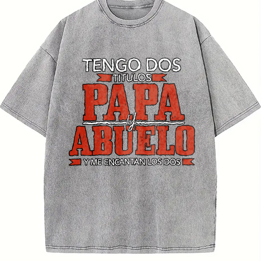 Tengo Dos Titulos Papa Abuelo Funny Spanish Father's product image 5