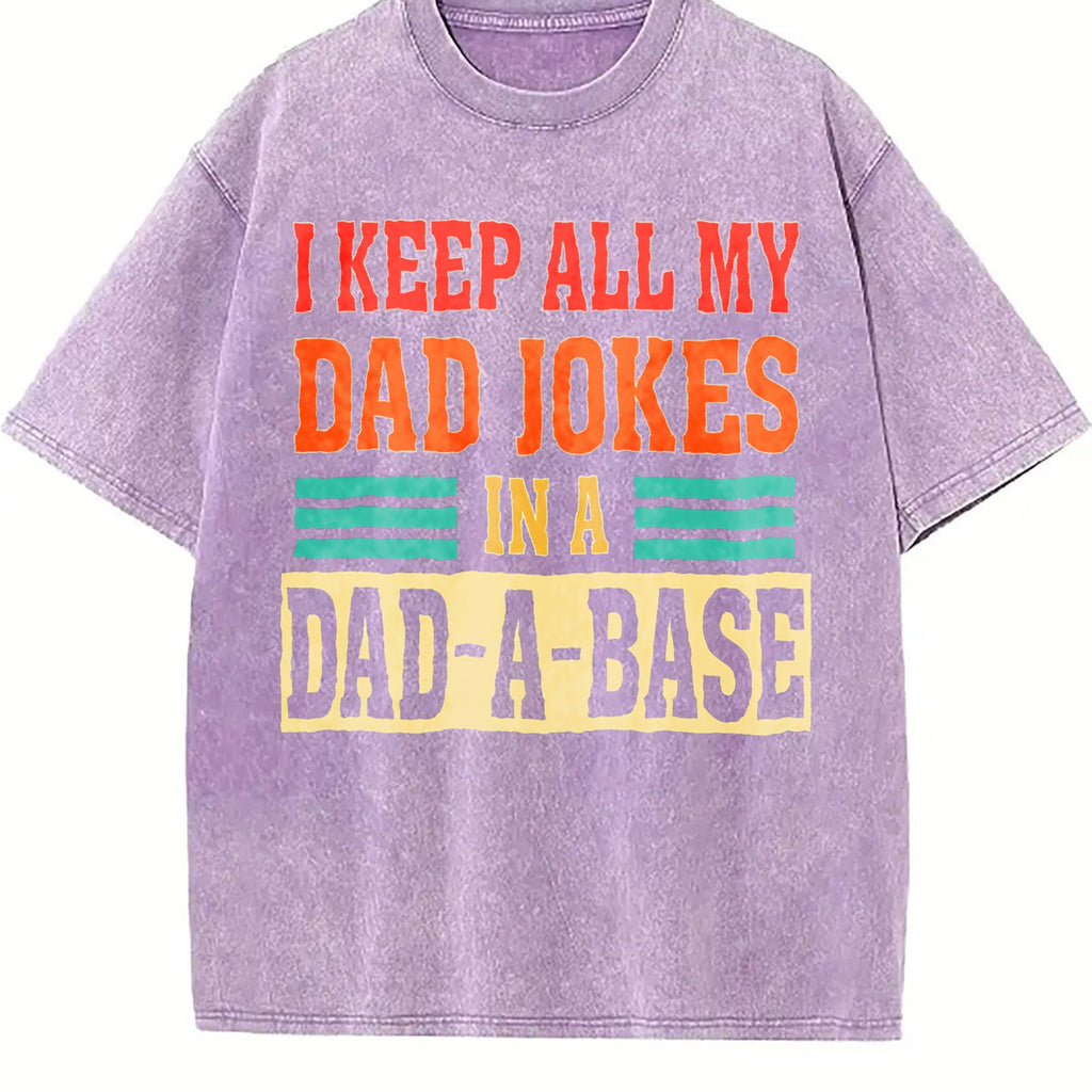 I Keep All My Dad Jokes In A Dad-a-base Vintage Washed product image 6