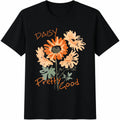 Floral & Letter Summer Cotton T-Shirt product image 1