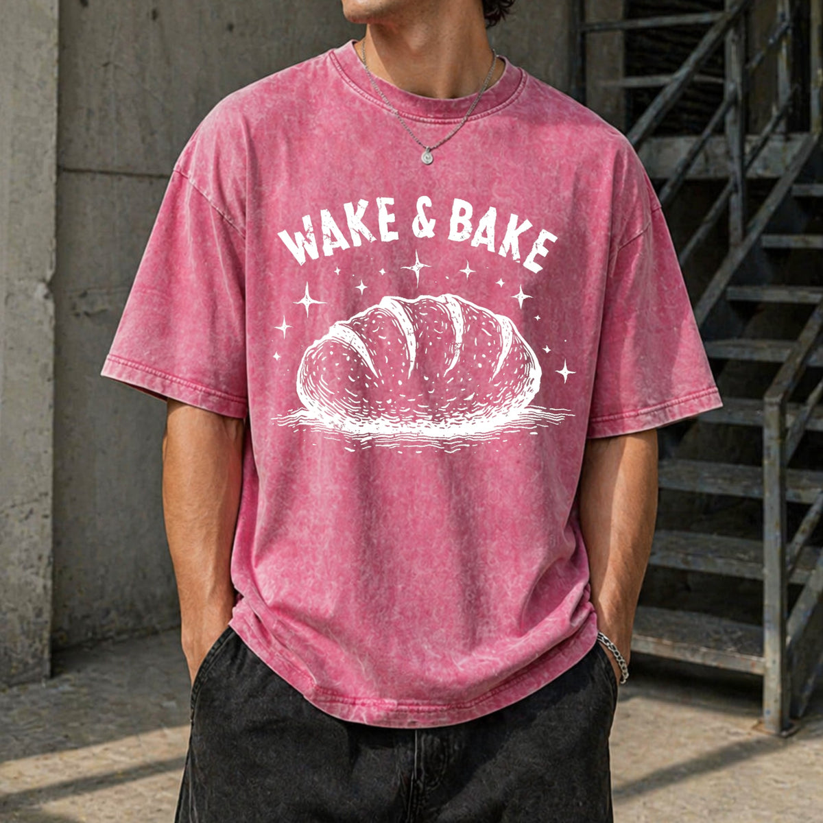 Wake And Bake Vintage Washed T-Shirt product image 7