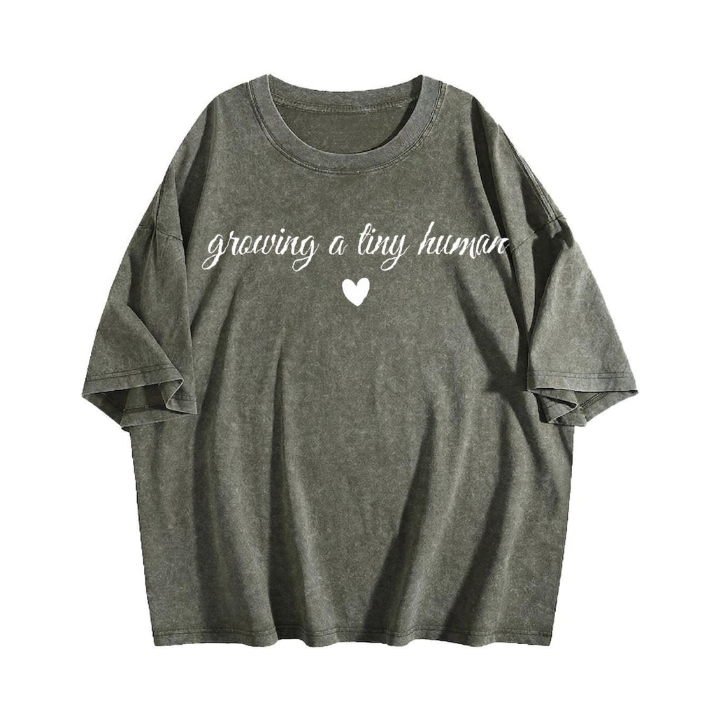 Cute Pregnancy Vintage Washed T-Shirt product image 4