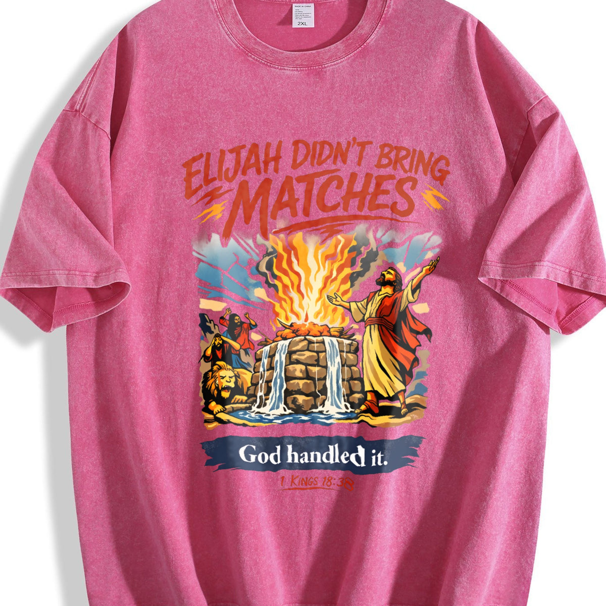 Elijah Didn't Bring Matches : Funny Christian Vintage product image 7