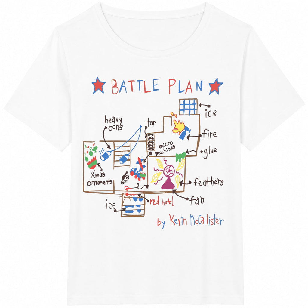 Battle Plan Christmas Movie Funny Cotton T-Shirt product image 2