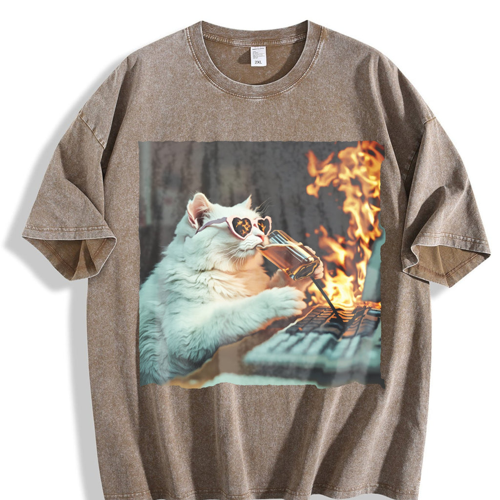 Battle Movie Vintage Washed T-Shirt product image 3